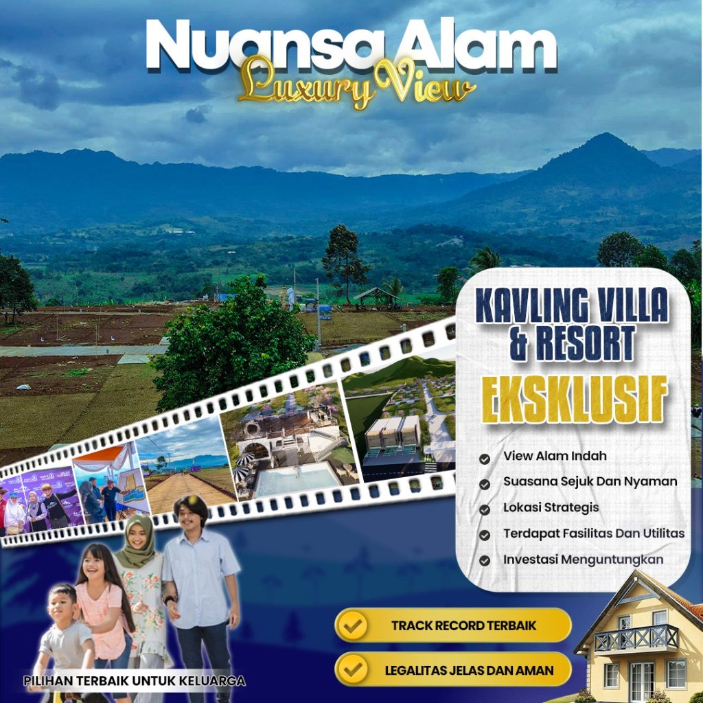 Nuansa Alam Luxury View/Tanah Kavling SHM Bogor