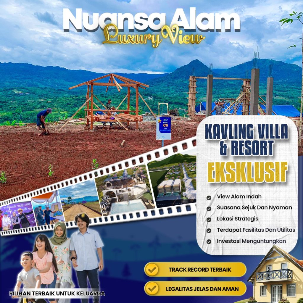 Nuansa Alam Luxury View/Tanah Kavling SHM Bogor